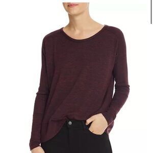 Space-Dye Women's Top - Purple